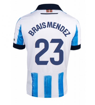 Real Sociedad Brais Mendez #23 Hemmatröja 2023-24 Kortärmad